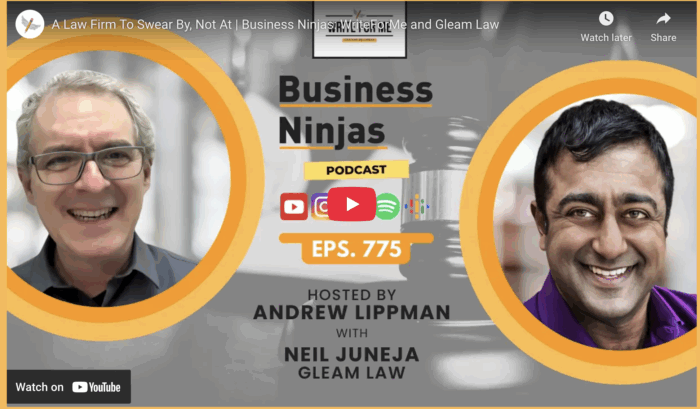 Business Ninja Interview Gleam Law’s Own Neil Juneja